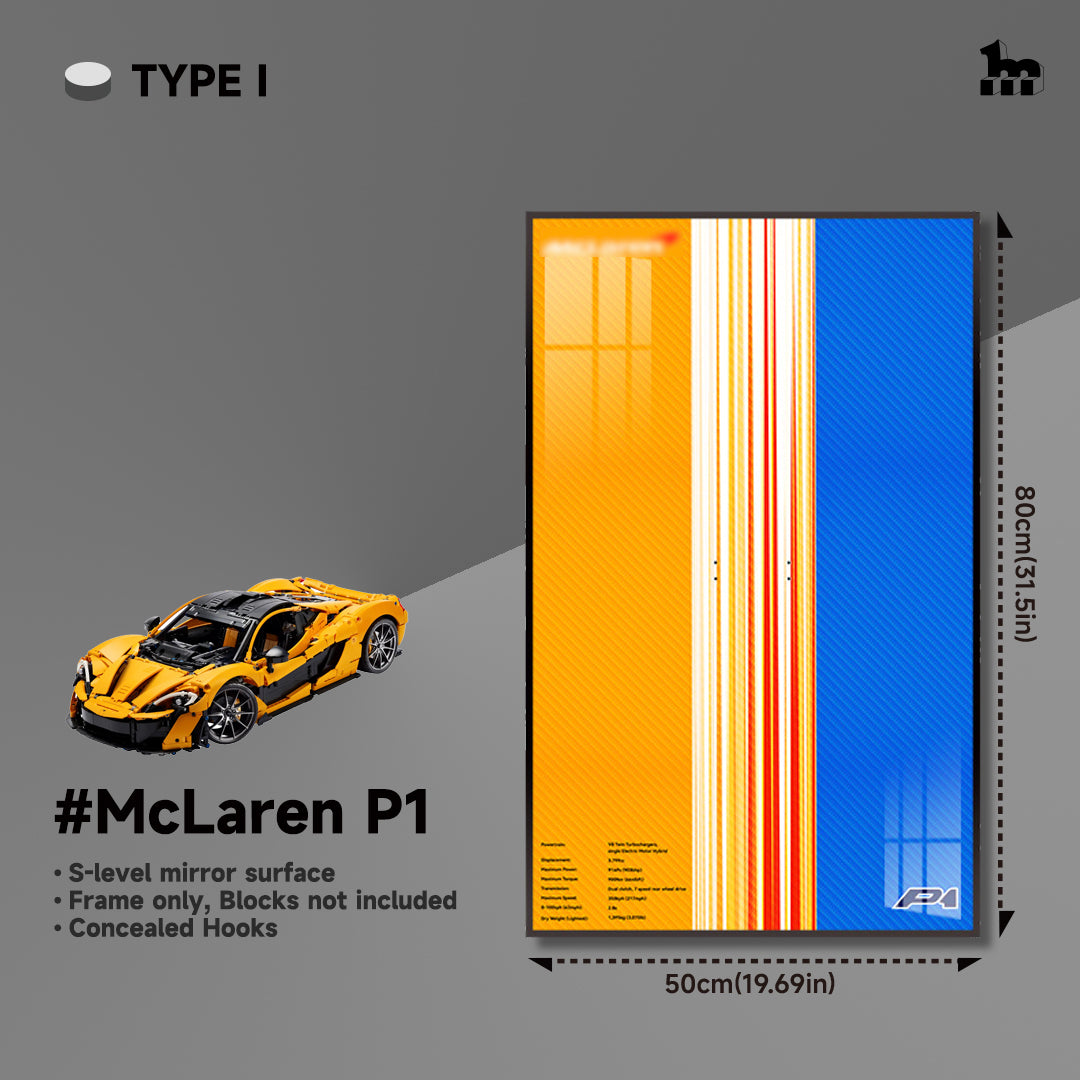 Car Display Frame For LEGO® TECHNIC™ McLaren P1 42172