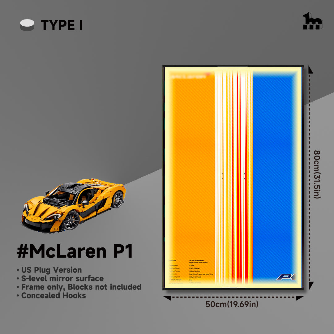 Car Display Frame For LEGO® TECHNIC™ McLaren P1 42172