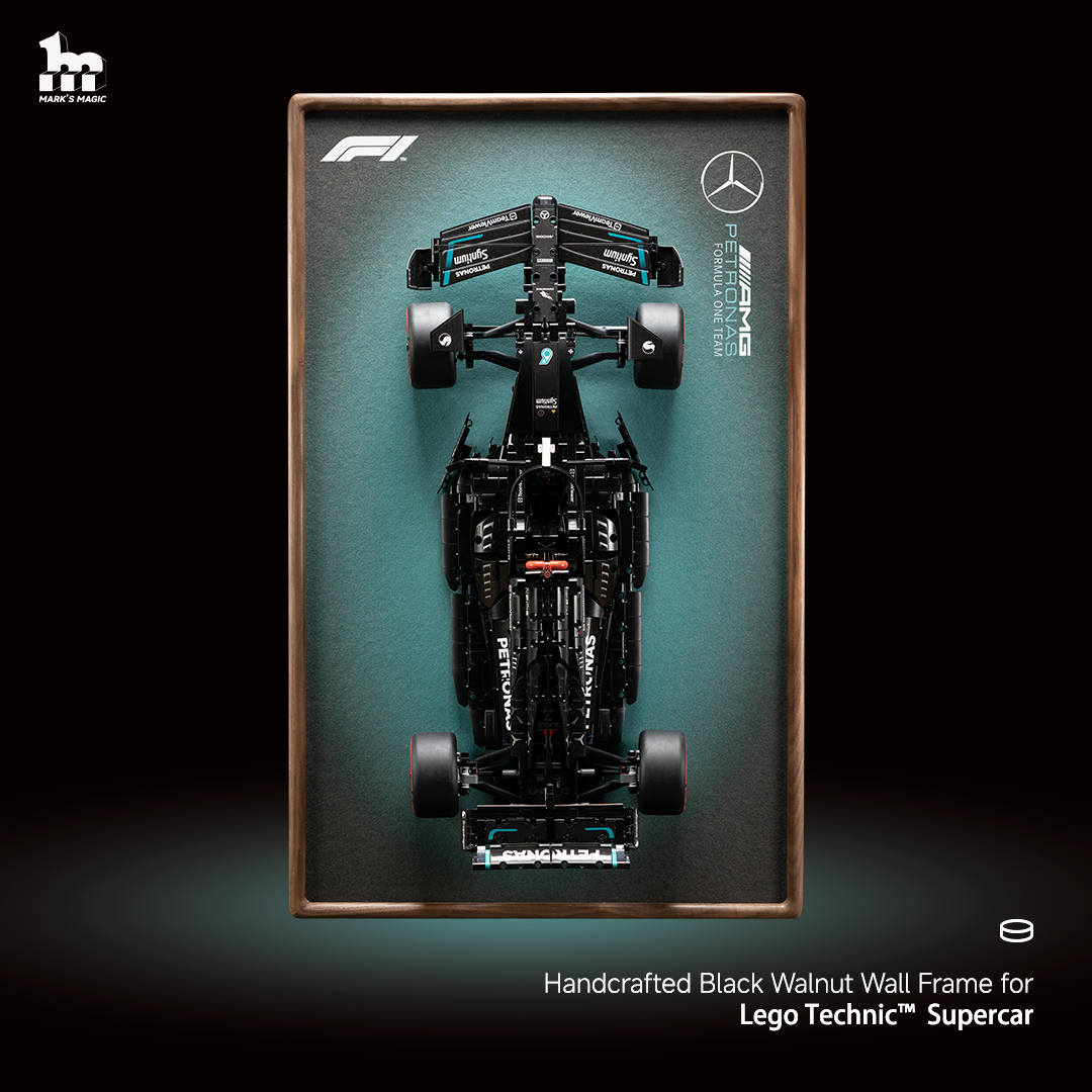 Handcrafted Black Walnut Display Frame LEGO® Technic™